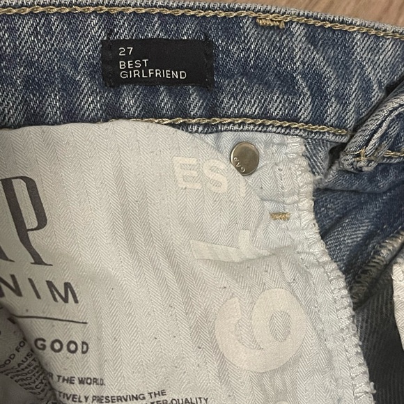 Gap Distressed Best Girlfriend Jeans Sz 27 - Picture 3 of 4